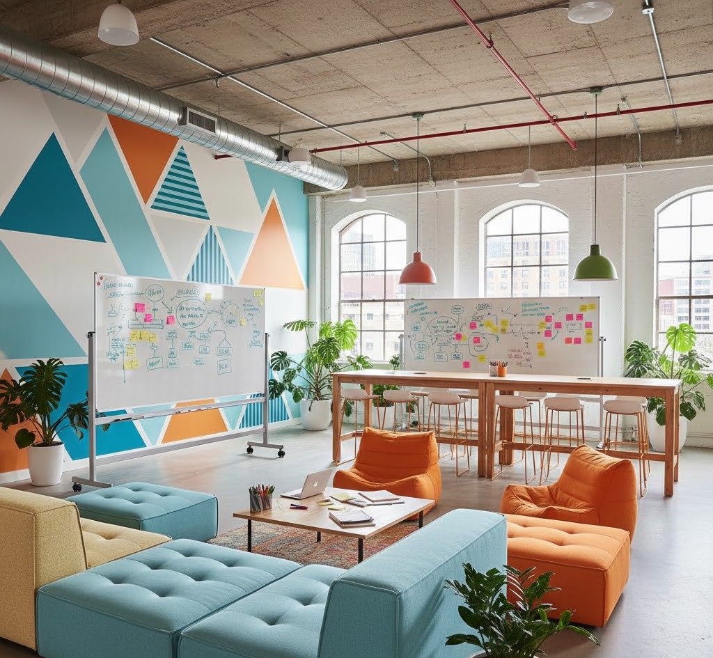 Creative agency collaboration area